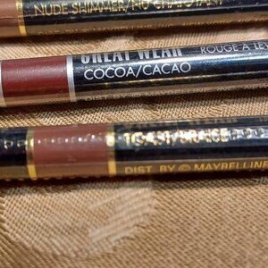 Maybelline GREAT WEAR Budge-proof Lipliners - 4 pcs. BROWNS